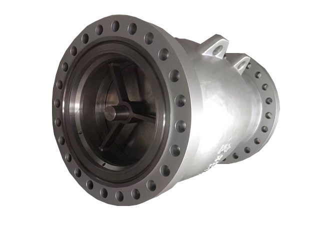 DN200 Axial Flow Type Check Valve 8 Inch RF Flanged Silent Check Valve Class 150 20mm Nozzle 3