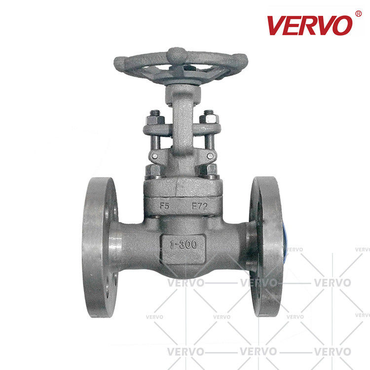 China Industrial Gate Valve Flanged End Gate Valve Forged Steel F5 1 Inch Dn25 300LB Monolithic Flanged Gate Valve API602 factory