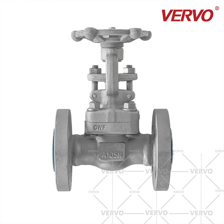China Full Bore Gate Valve Forged Steel A105N 1/2 Inch DN15 PN25 RF Flange Gate Valve 0.5mm Gate Valve Solid Wedge Gate Valve factory