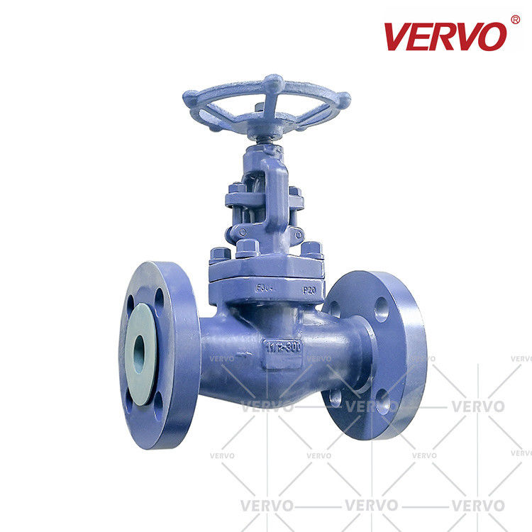 China 1-1/2 Inch Cl300 Industrial Globe Valve Dn40 Rf Flanged Forged Steel factory