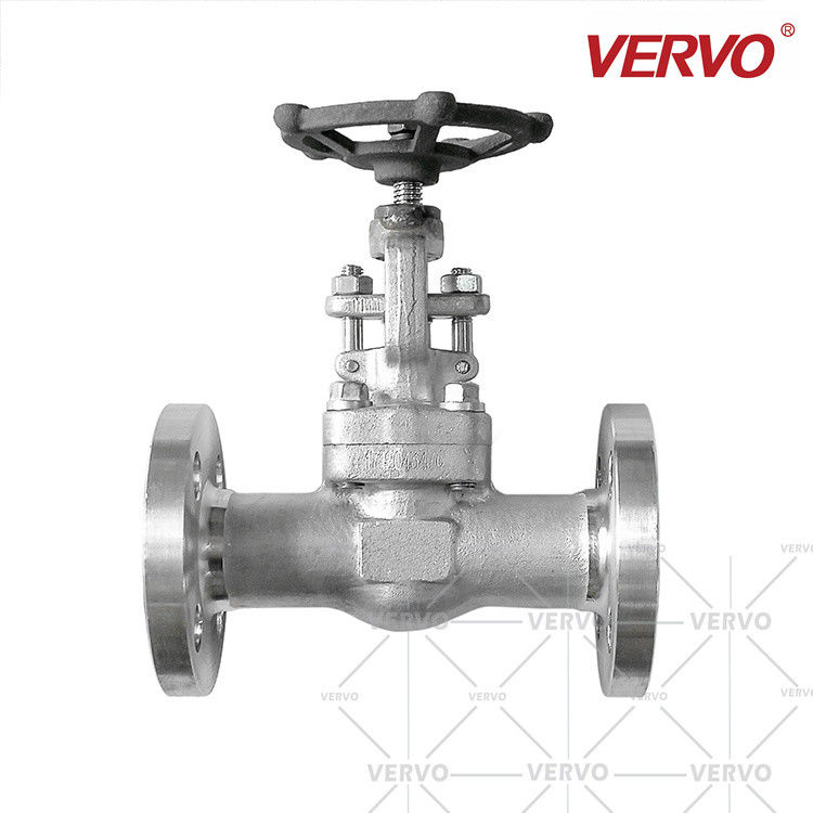 China Monolithic Forged Stainless Steel Flange Manual Globe Valve factory