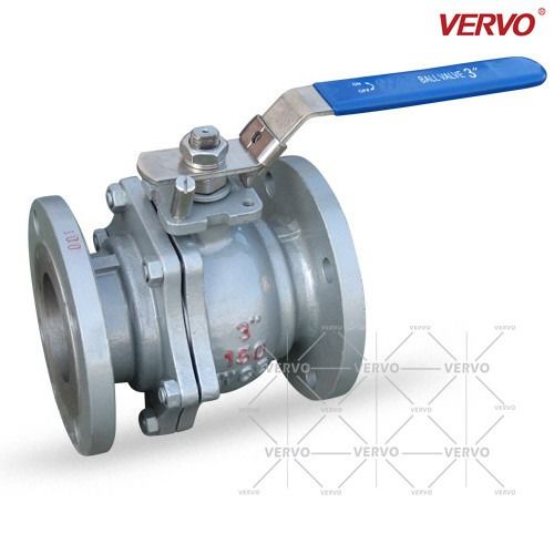 China DN80 2pcs Ball Valve Cl150 Rf WCB Floating Type Casting Steel Carbon Steel Side Entry Ball Valve Fire Safe Design factory