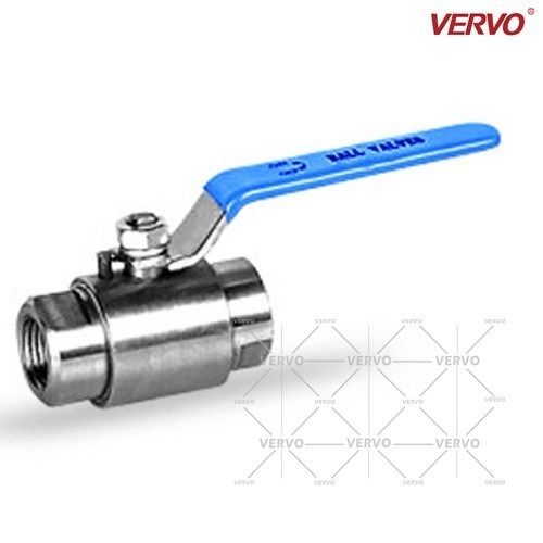 China Dn25 Hp Ball Valves 1inch 300lb Npt Lever Threaded Ball Valve Stainless Steel Floating Ball Valve 2 Piece Type factory