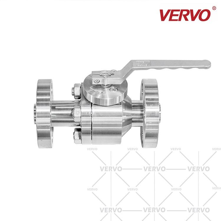 China DN15 2 Piece Ball Valve 1/2inch API608 Forged Steel Ball Valve 1500LB Flanged Ball Valve RTJ Flange API608 High Pressure factory