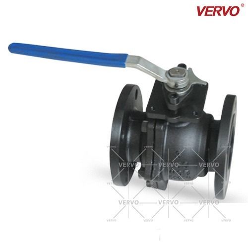 China DN250 2pcs Ball Valve 10inch Cl150 RF WCB Floating Type Ball Valve Flanged Ball Valve Full Bore Ball Valve Side Entry factory