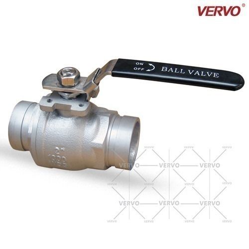 China DN20 Grooved Connection Ball Valve Stainless Steel Floating Ball Valve Two Piece Ball Valve 2 Piece Type Soft Seat factory