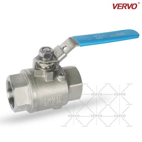 China 2pcs DN40 Cf8m Ball Valve Stainless Steel 1-1/2 Inch 3000wog factory