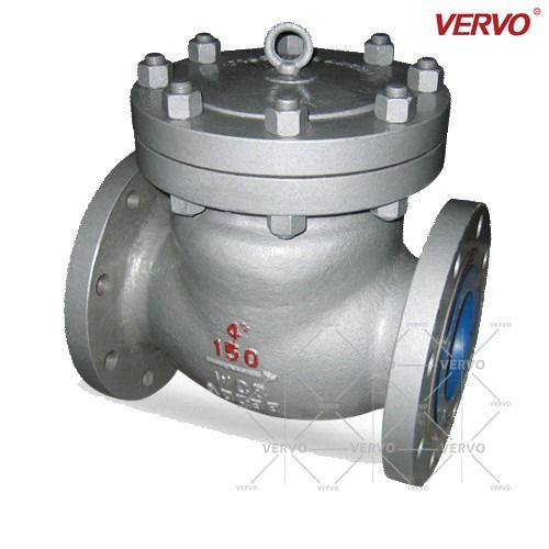 China Wcb Swing Check Valve Bolted Bonnet Cast Steel 4 Inch Dn100 Asme 16.34 Rf factory