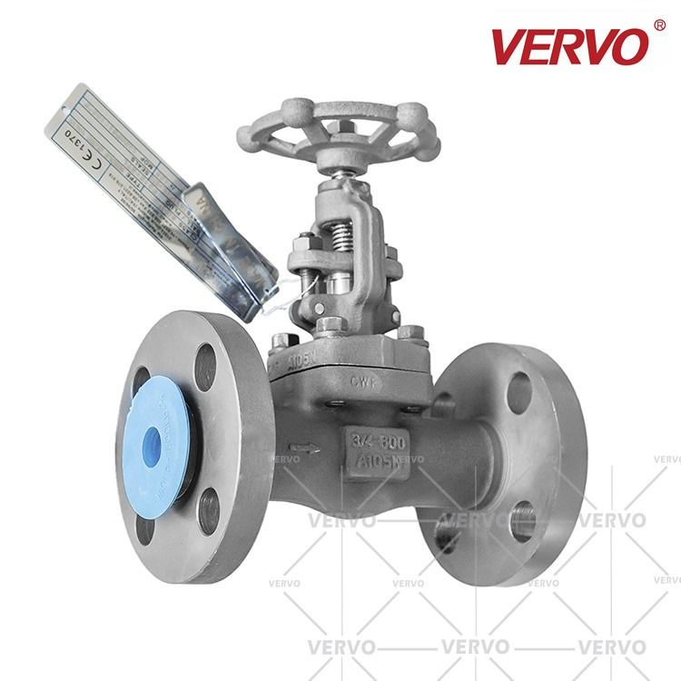 China API602 BS5352  Industrial Globe Valve Dn20 3/4 Inch  600lb Forged Steel A105n Rf Welded Flanged factory