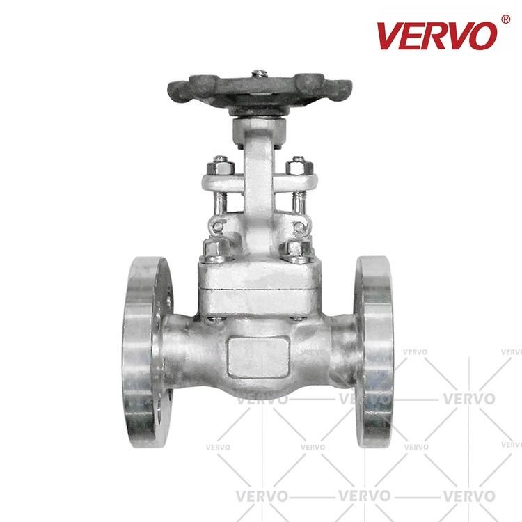 China Solid Wedge Gate Valve Metal Seated Gate Valve Stainless Steel F304 1/2 Inch Dn15 1500lb Welded Flanged Gate Valve factory