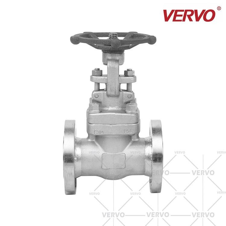 China Stainless Steel Gate Valve F316Ti 2inch Dn50 150LB Welded Rf Flange Bolted Bonnet gate Valve solid gate ISO 15761 factory