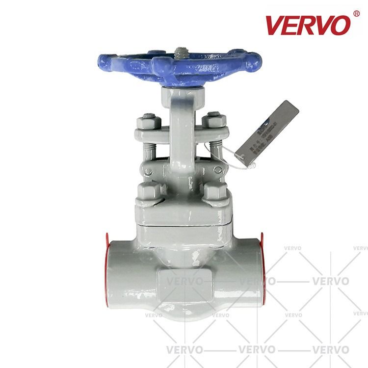 China Gate Valve Forged Steel A105N 1 Inch Dn25 800lb SW Socket Weld Gate Valve Solid Wedge Gate Valve A105 Forged Steel factory