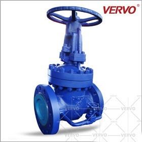 China Full Bore 8 Inch Cast Steel Gate Valve Dn200 PN100 GS C25 RF Flanged Flex Wedge factory