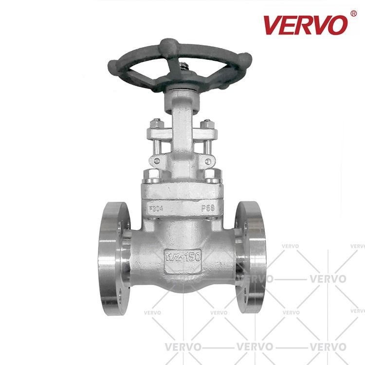 China Stainless Steel Flanged Gate Valve Api 602 DN40 150LB Solid Wedge factory