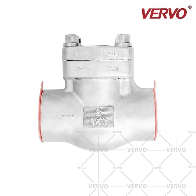 China 2 Inch ALLOY20 Forged Swing Check Valve Forge DN50 150LB SW Nrv Check Valve UNS N08020 Socket Weld swing Check Valve factory