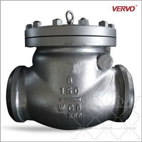 China 8 Inch Class 150 Swing Check Valve DN200 WCB Full Bore Butt Welded Check Valve factory