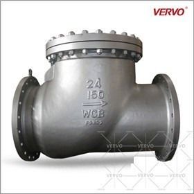 China 24 Inch BS 1868 Swing Check Valves DN600 Class 150 Non Return Cast Steel  RF Flange factory