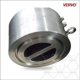 China Dn150 Wafer Forged Steel Check Valve Class 1500 Single Disc Lift Nrv A182 F316 Cast Steel factory