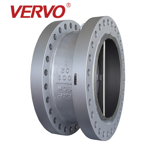 China Retainerless Dual Plate Check Valve Casting Steel Flanged End Connection factory