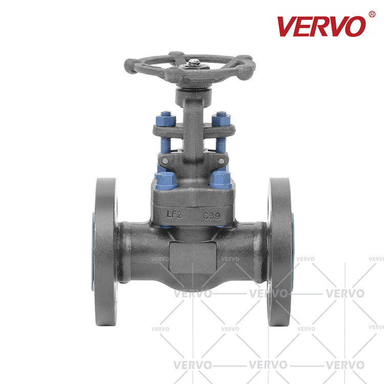 China Welded Carbon Cast Steel Gate Valve Low Temperature Flanged factory