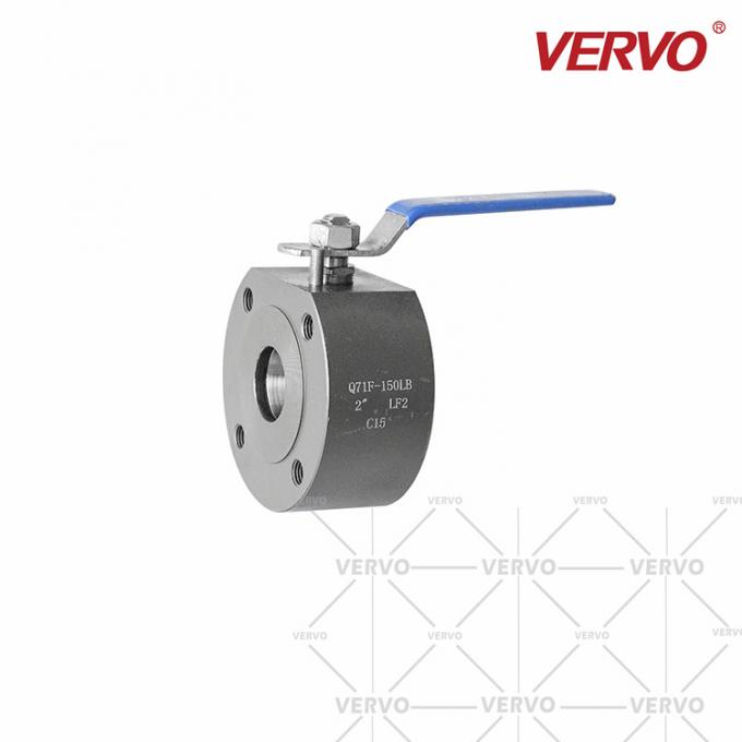 A105N 1" 150 Lb Lever Full Bore Metal Seated Floating Ball Valve API 6D Dn25 Wafer Type Ball Valve 1