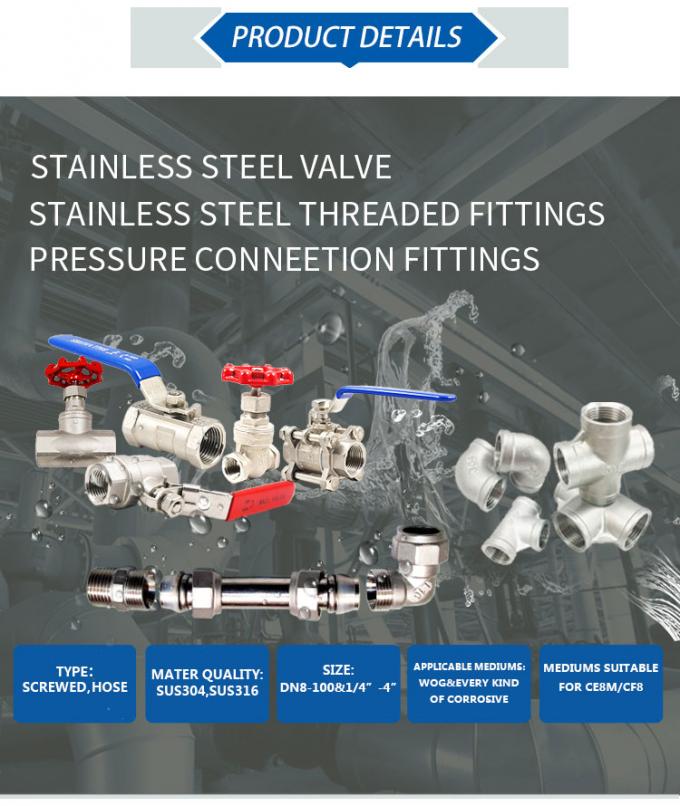 DN20 Grooved Connection Ball Valve Stainless Steel Floating Ball Valve Two Piece Ball Valve 2 Piece Type Soft Seat 6