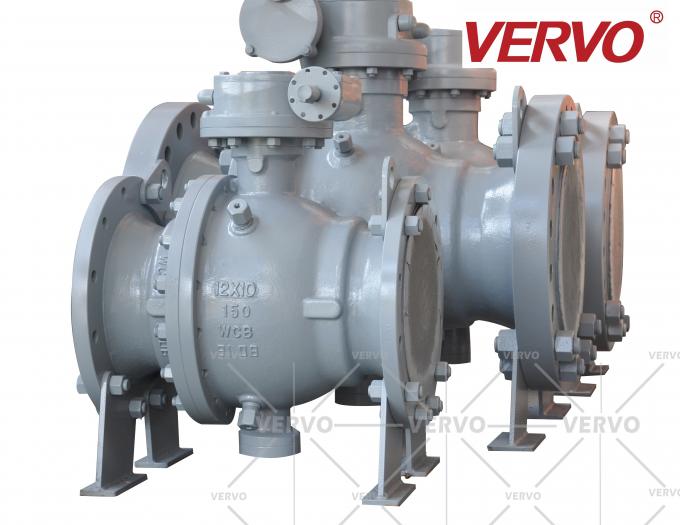 Soft Seated Class 1500 Floating Ball Valve Cast Steel Ball Valve DN32 WCB Silica Sol Precision Flange Connection 6