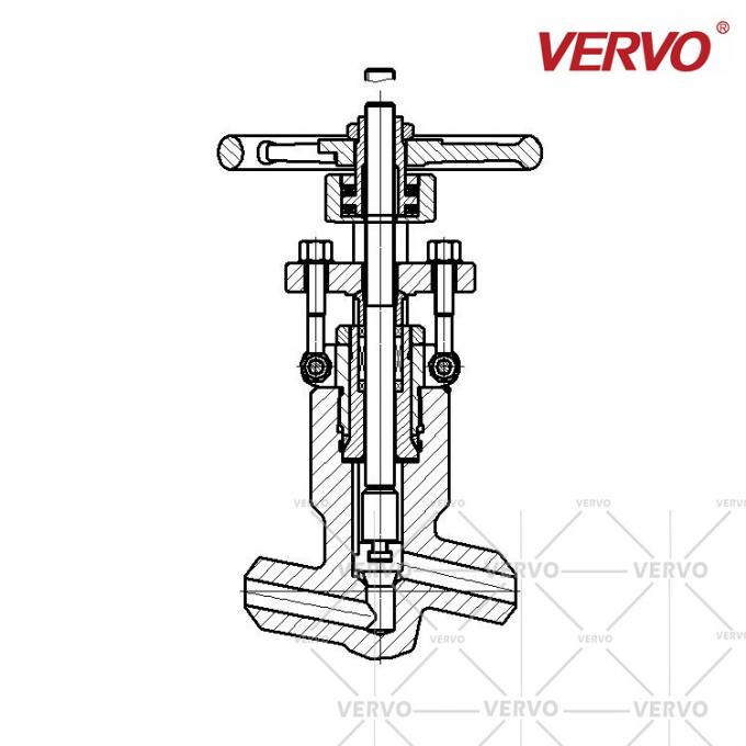 Forged Steel High Temperature And High Pressure Power Station Valve Globe Valve DN50 2500LB Butt Weld Globe Valve 3