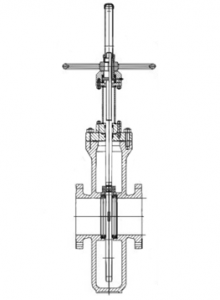 Flat 4 Carbon Steel Gate Valve Dn100 900lb Butt Welded Full Port Through Conduit 4