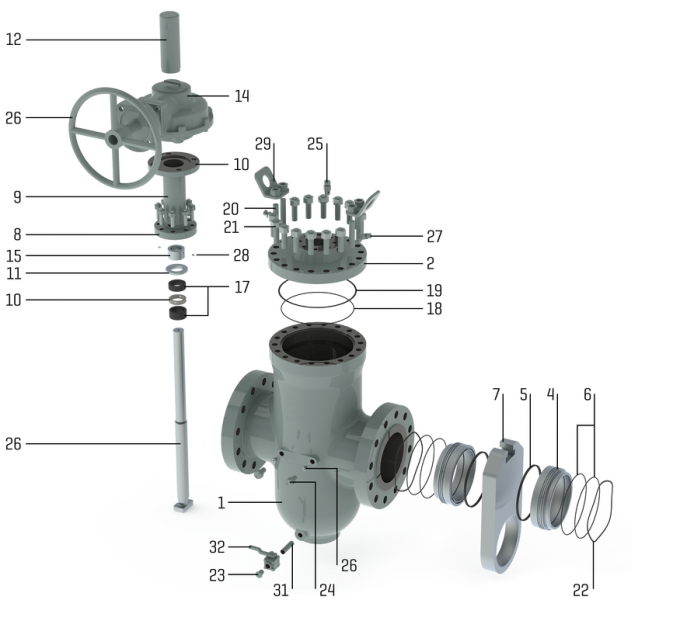 API 6D WCB  Flat Full Port Flanged Gate Valve 20 Inch 600lb BW End Thru Conduit 0