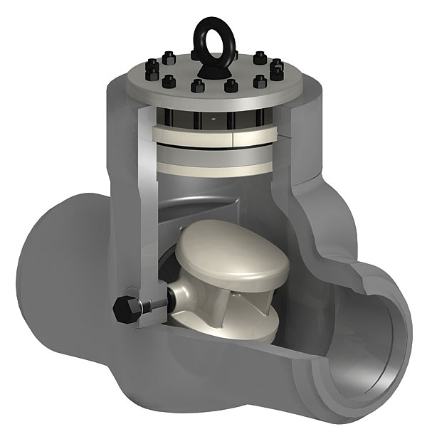 Class 250 PSB Tilting Disc Check Valve PN420 A216 WCB API594 DN250 Cast Steel NBR 1