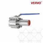 Round Bar Class 150 3 Inch Threaded Ball Valve 316ss Forged 100mm Nipple Three Piece