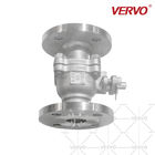 DN32 2 Piece Ball Valve Stainless Steel CF8 Flange 1 1/4 Inch Flanged Ball Valve Side Entry API608 WCB CF8 CF8M CF3 CF3M