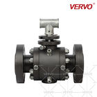 High Pressure 2 Three Piece Forged Trunnion Mounted Ball Valve Api 608 DN50 2500LB