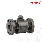 High Pressure 2 Three Piece Forged Trunnion Mounted Ball Valve Api 608 DN50 2500LB