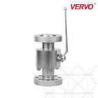 316l Stainless Steel Floating Ball Valve DN50 1500LB Flange Hard Seal Manual High Pressure Fixed