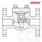 Api 602 2" DN50 Forged Steel Check Valve Class 150 NRV Vertical Lift Integral Flange Ss304