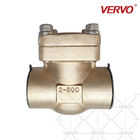 C95800 Aluminium Bronze Swing Check Valve 2" Dn50 Npt Nrv 800# Socket Weld Check Valve