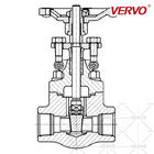 25mm 20mm 15mm Reduce Bore Pressure Seal Gate Valve A182 Dn15 800LB Npt Bolted Bonnet