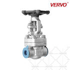 Reduce Bore Gate Valve Forged Steel Stainless Steel A182 F304 1/2 Inch Gate Valve Dn15 PN20 Npt Bolted Bonnet Stock