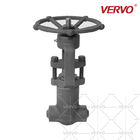 High Pressure Gate Valve Forged Steel Wcb 1 Inch Dn25 2500LB Self Sealing Bw  Handwheel