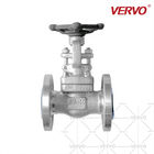 Monolithic Gate Valve API602 Forged Stainless Steel DN20 150LB RF Flanged Gate Valve Full Port Gate Valve ISO 9001