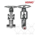 High Pressure Gate Valve Forged Steel A105N DN20 1500LB PSB Pressure Sealing Bonnet Gate Valve Solid Wedge Gate Valve