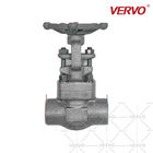 Forged Steel Gate Valve Forged Steel F5 1 Inch Dn25 Class 800 1500LB solid gate iSO9001 certified socket weld gate valve