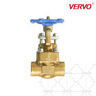 Aluminum Bronze Gate Valve Threaded End B62 C95500 DN20 API602