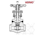 1/2 Inch Socket Welded Solid Wedge Gate Valve 800 LB Metal Seat Asme B1.20.1