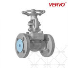 Full Bore Gate Valve Forged Steel A105N 1/2 Inch DN15 PN25 RF Flange Gate Valve 0.5mm Gate Valve Solid Wedge Gate Valve