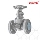 Full Bore Gate Valve Forged Steel A105N 1/2 Inch DN15 PN25 RF Flange Gate Valve 0.5mm Gate Valve Solid Wedge Gate Valve