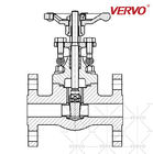 Full Bore Gate Valve Forged Steel A105N 1/2 Inch DN15 PN25 RF Flange Gate Valve 0.5mm Gate Valve Solid Wedge Gate Valve