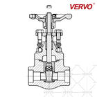 Socket Weld Gate Valve Forged Steel A105 DN15 800LB Industrial Valves A105 Forged Steel Solid Wedge Gate Valve